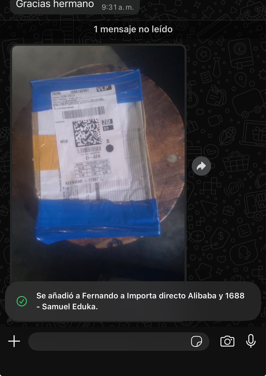Paquete con guía entregado